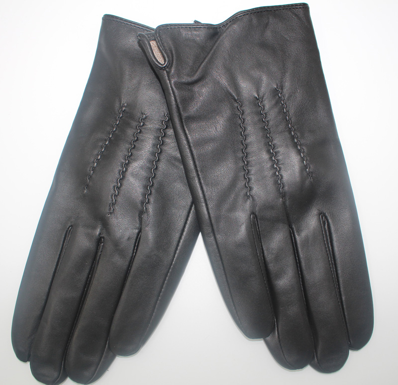 gants en cuir homme, gants en cuir noir, gants en cuir agneau
